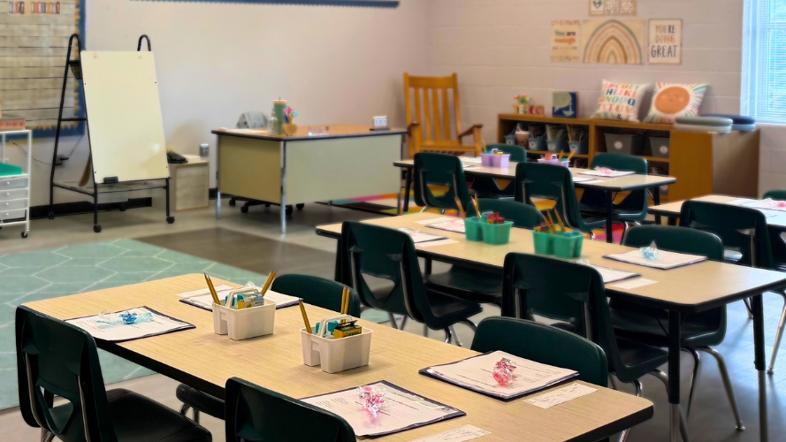 Photo of a typical classroom.